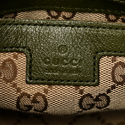 Gucci Piuma Lux Energy Monochrome Web Duffle Bag Green 6 of 10