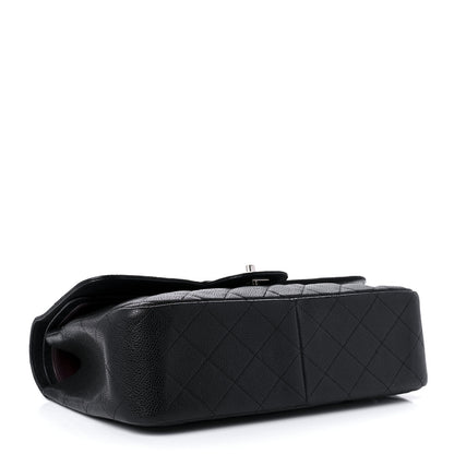 Chanel Caviar Quilted Jumbo Double Flap Black 4 of 10