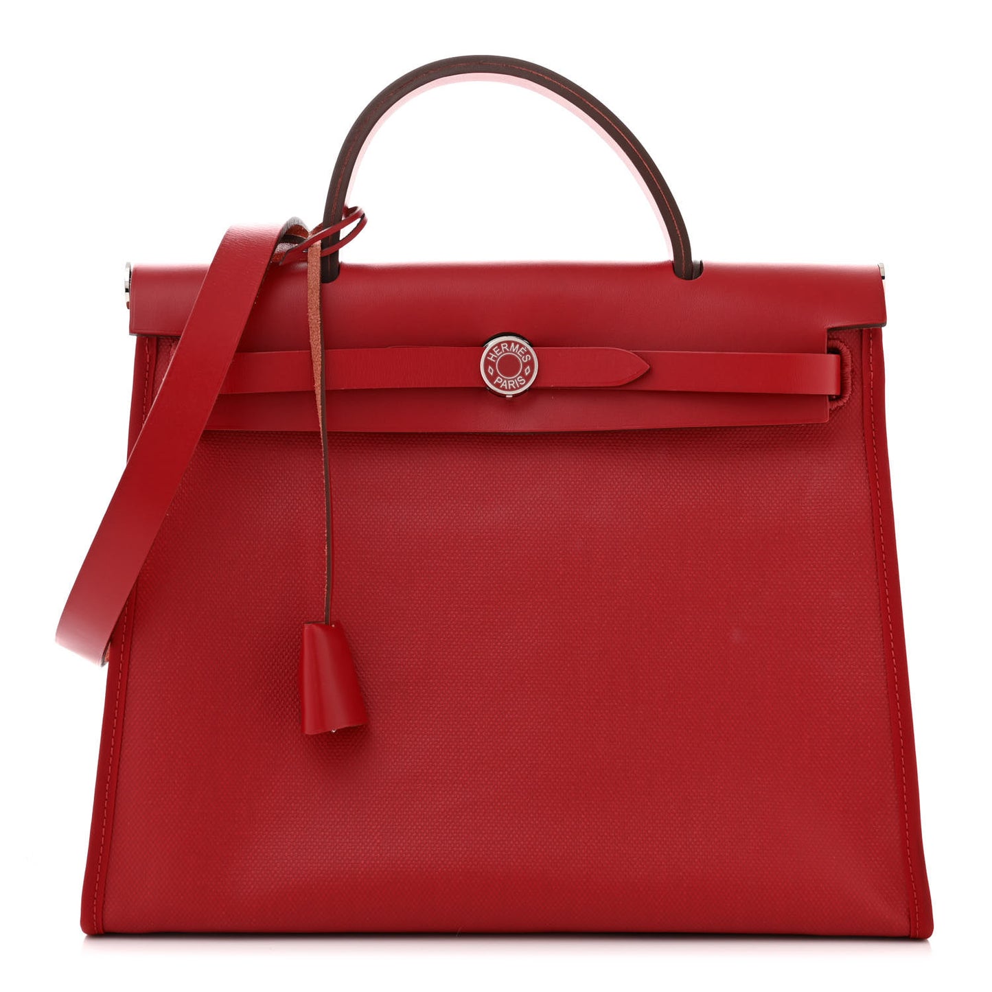 Toile H Berline Vache Hunter Herbag Zip PM 31 Rouge Piment Ecru