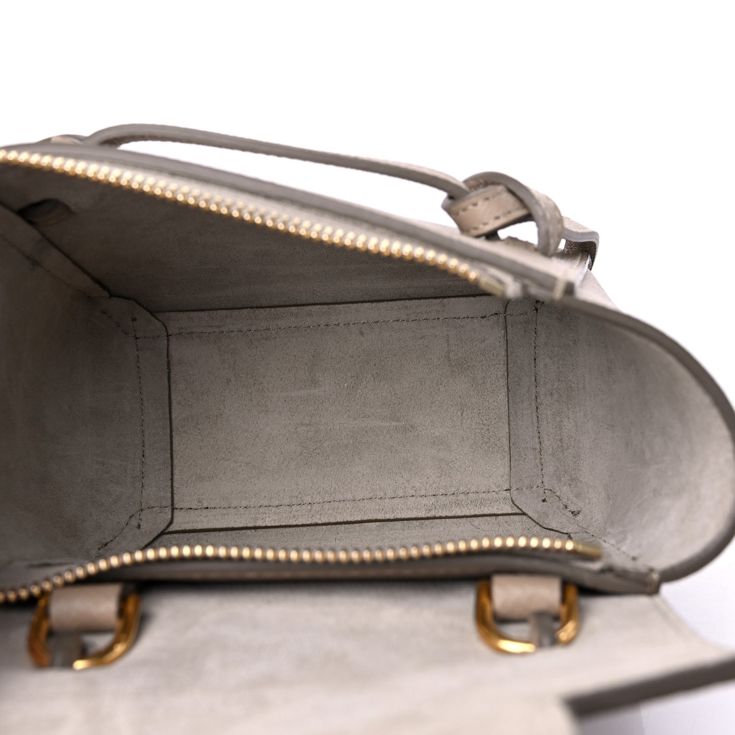 Grained Calfskin Pico Belt Bag Light Taupe