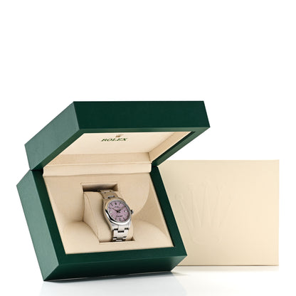 Rolex Stainless Steel 36mm Oyster Perpetual Watch Candy Pink 126000 5 of 5