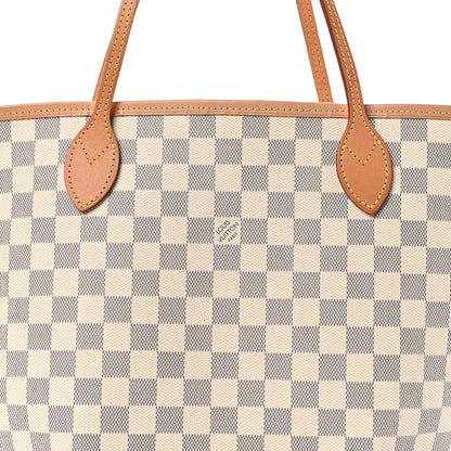 Louis Vuitton Damier Azur Neo Neverfull MM Rose Ballerine 9 of 12
