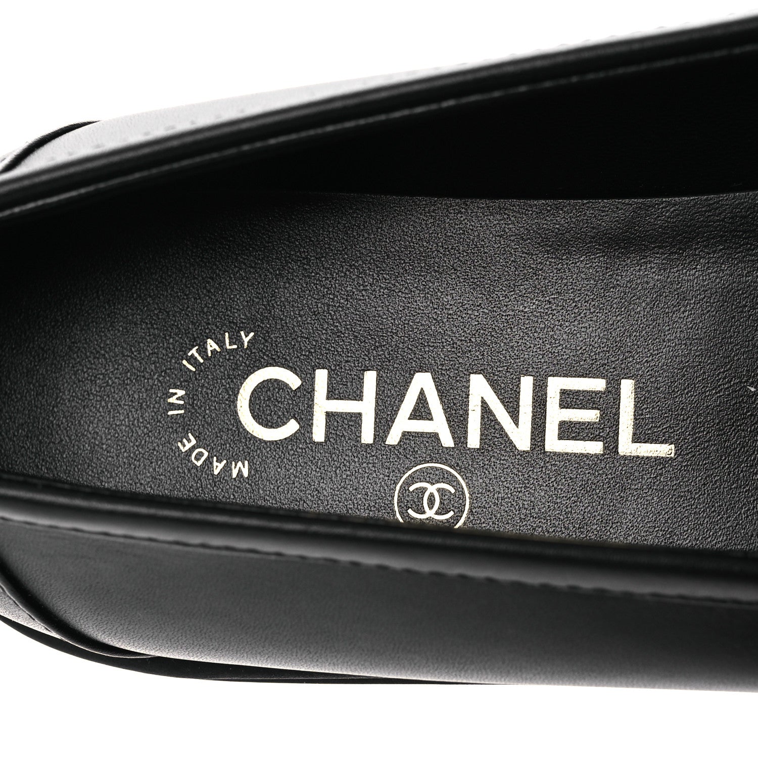 Chanel Calfskin CC Turnlock Moccasins 40 Black 9 of 11