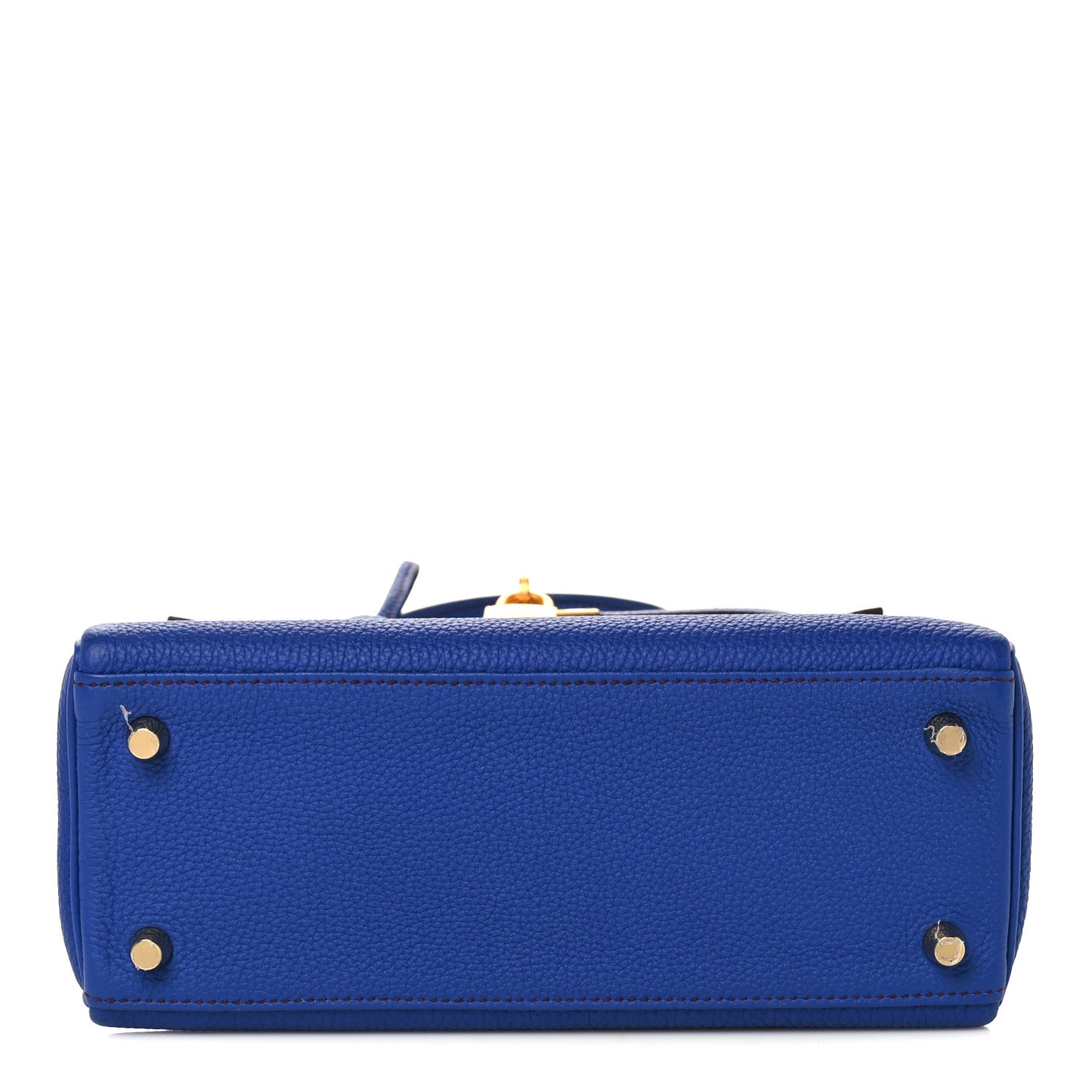 Togo Horseshoe Kelly Retourne 25 Bleu Electrique Bordeaux