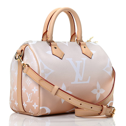 Louis Vuitton Monogram Giant By The Pool Speedy Bandouliere 25 Brume 4 of 10