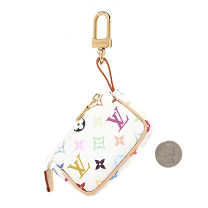 Louis Vuitton LV X TM Monogram Multicolor Micro Pochette White 2 of 7