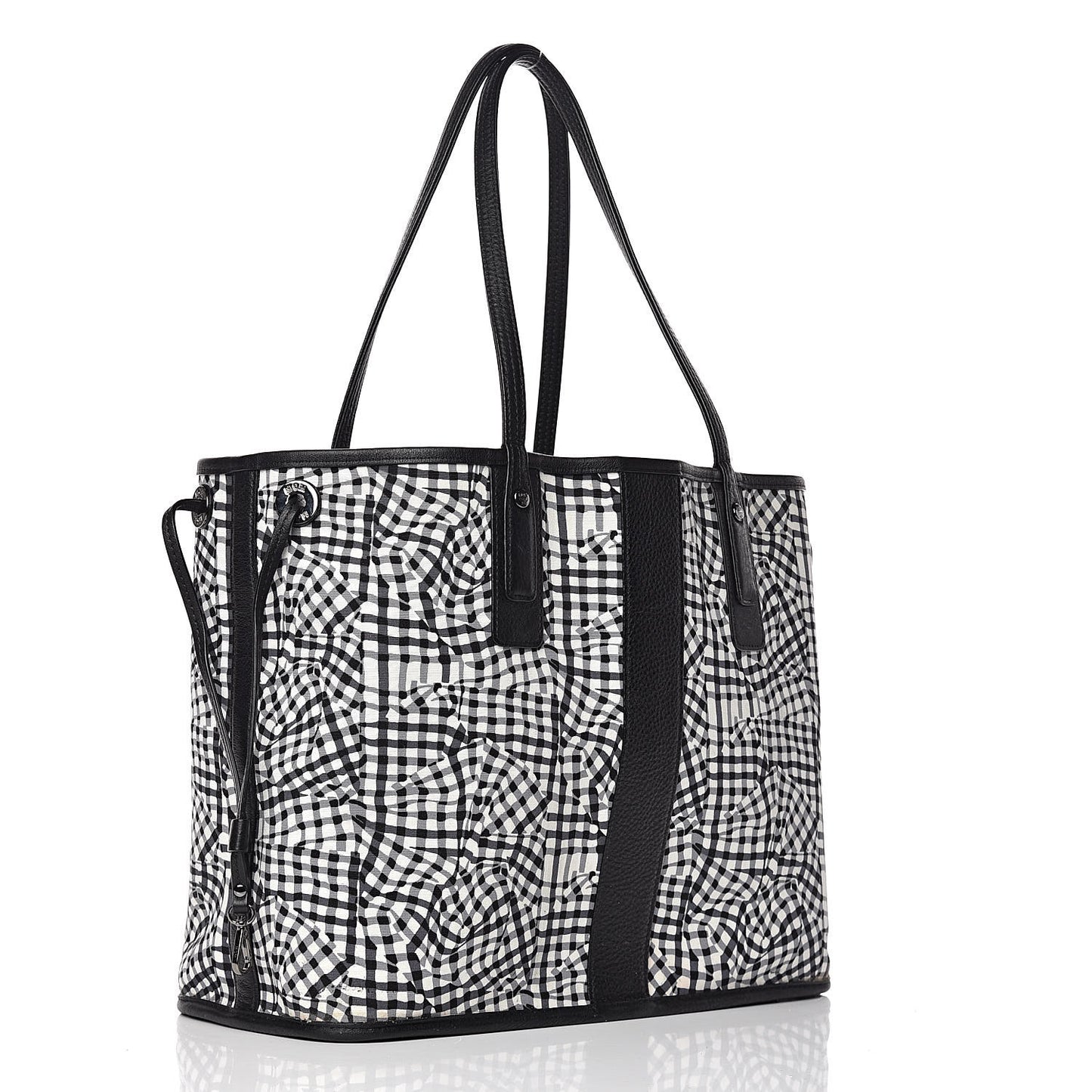 Visetos Medium Liz Reversible Shopper Tote Black