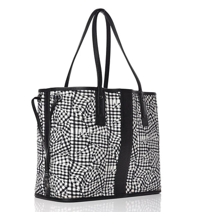 MCM Visetos Medium Liz Reversible Shopper Tote Black 6 of 16