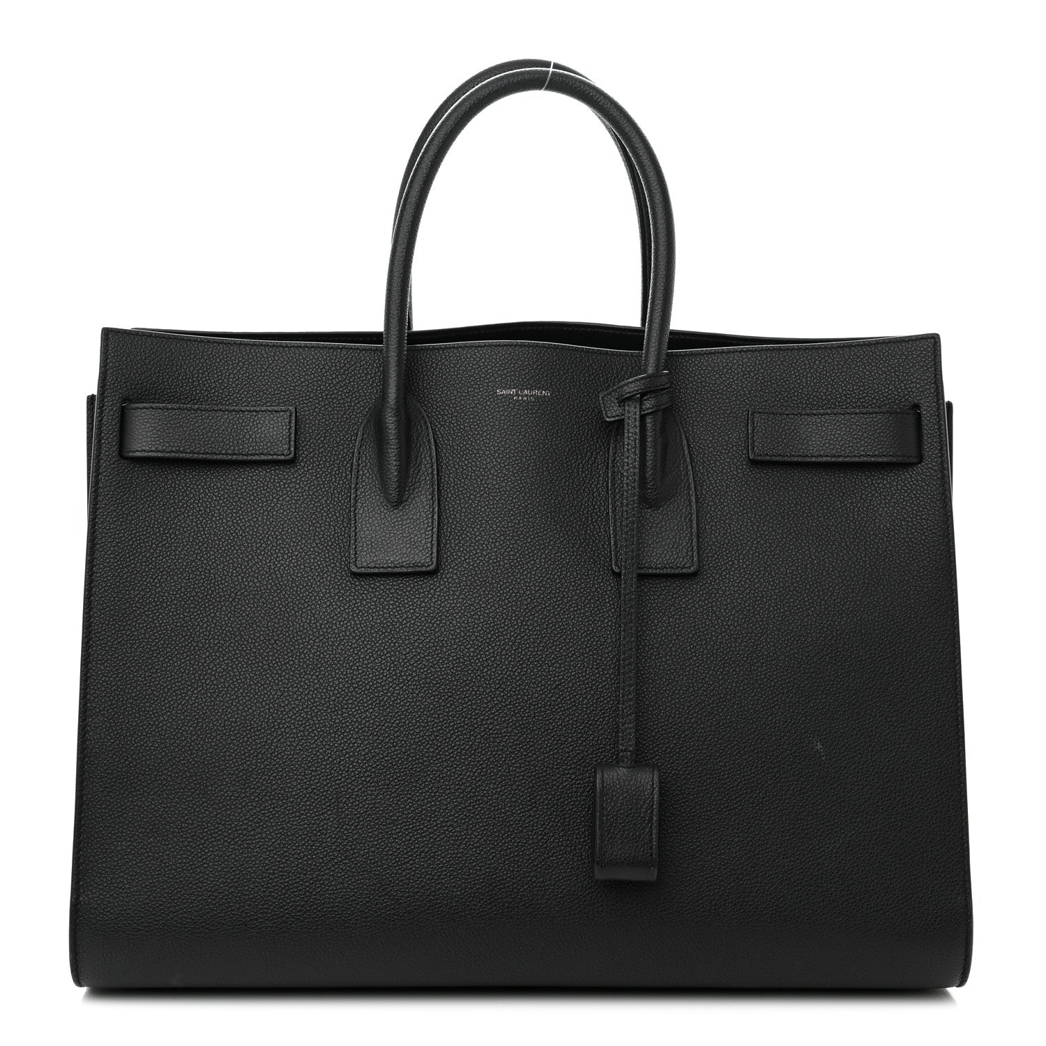 Saint Laurent Grained Calfskin Large Sac De Jour Carryall Black 1 of 20