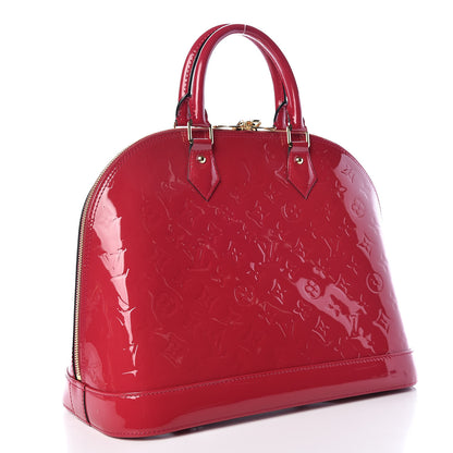 Louis Vuitton Vernis Alma MM Rose Indien 3 of 8