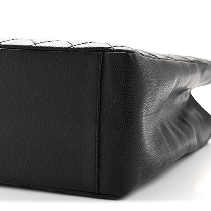 Chanel Caviar Quilted Grand Shopping Tote GST Black 10 of 13