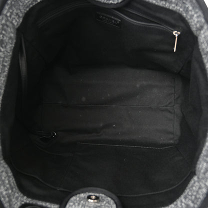 Chanel Canvas Medium Deauville Tote Charcoal 5 of 10