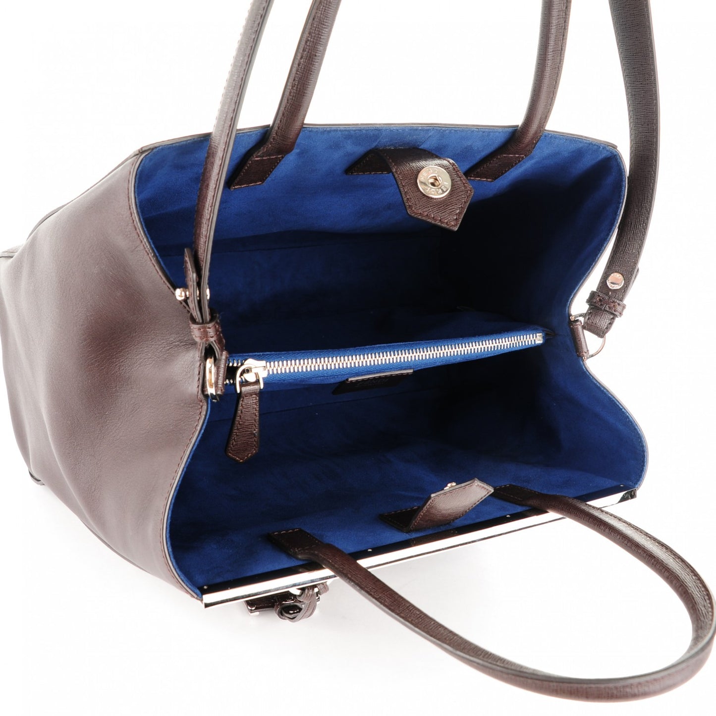 Vitello Elite Regular 2Jours Tote Caffe Noir