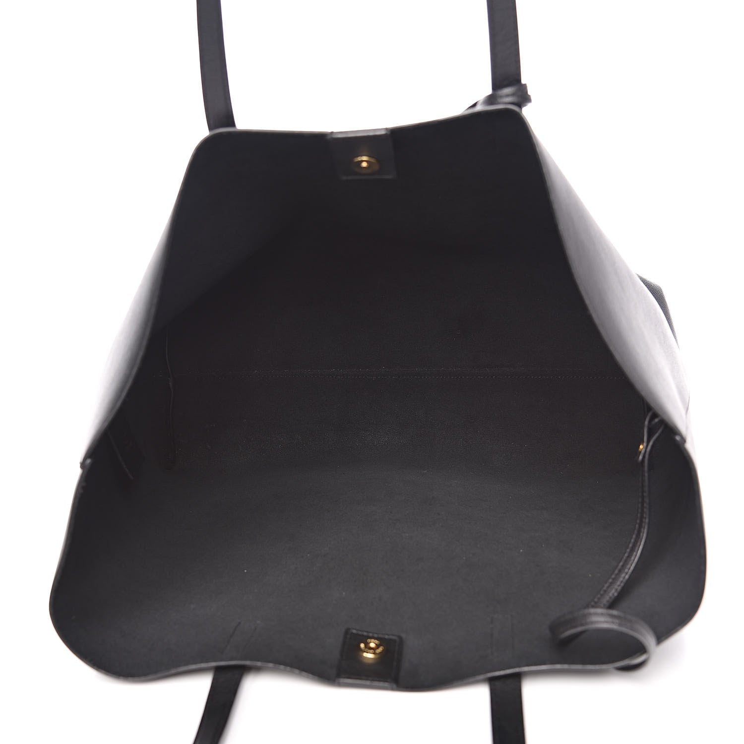 Saint Laurent Calfskin Large Shopping Tote Black 5 of 11