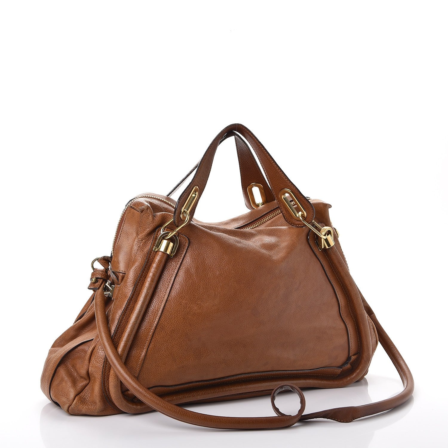 Chloe Calfskin Large Paraty Muscade 3 of 26