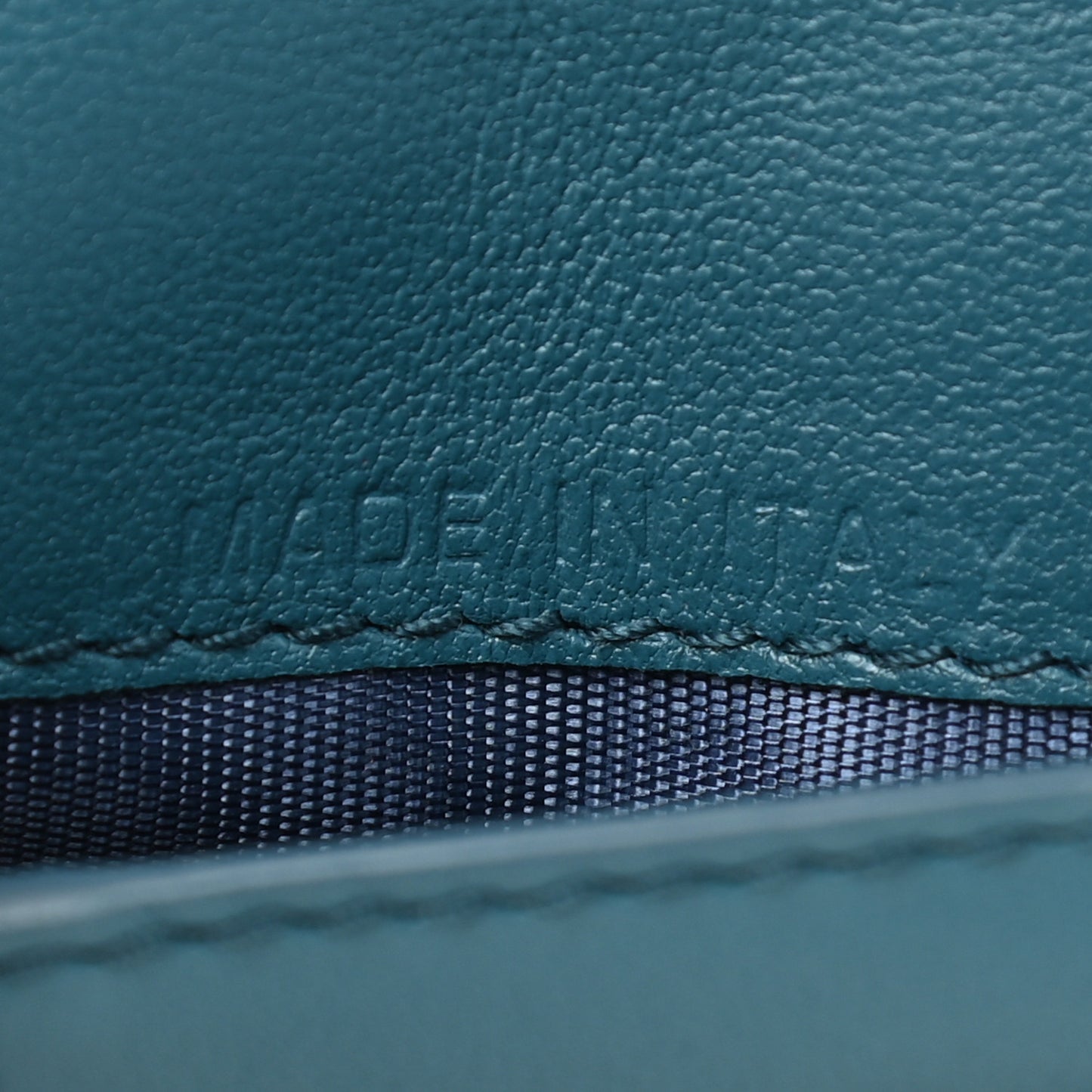 Lambskin Cannage Small Lady Dior Flap Card Holder Deep Ocean