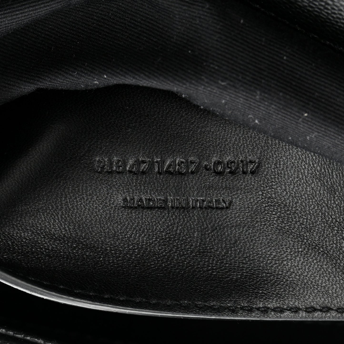 Grain De Poudre Small West Hollywood Monogram Fold-Over Bag Black