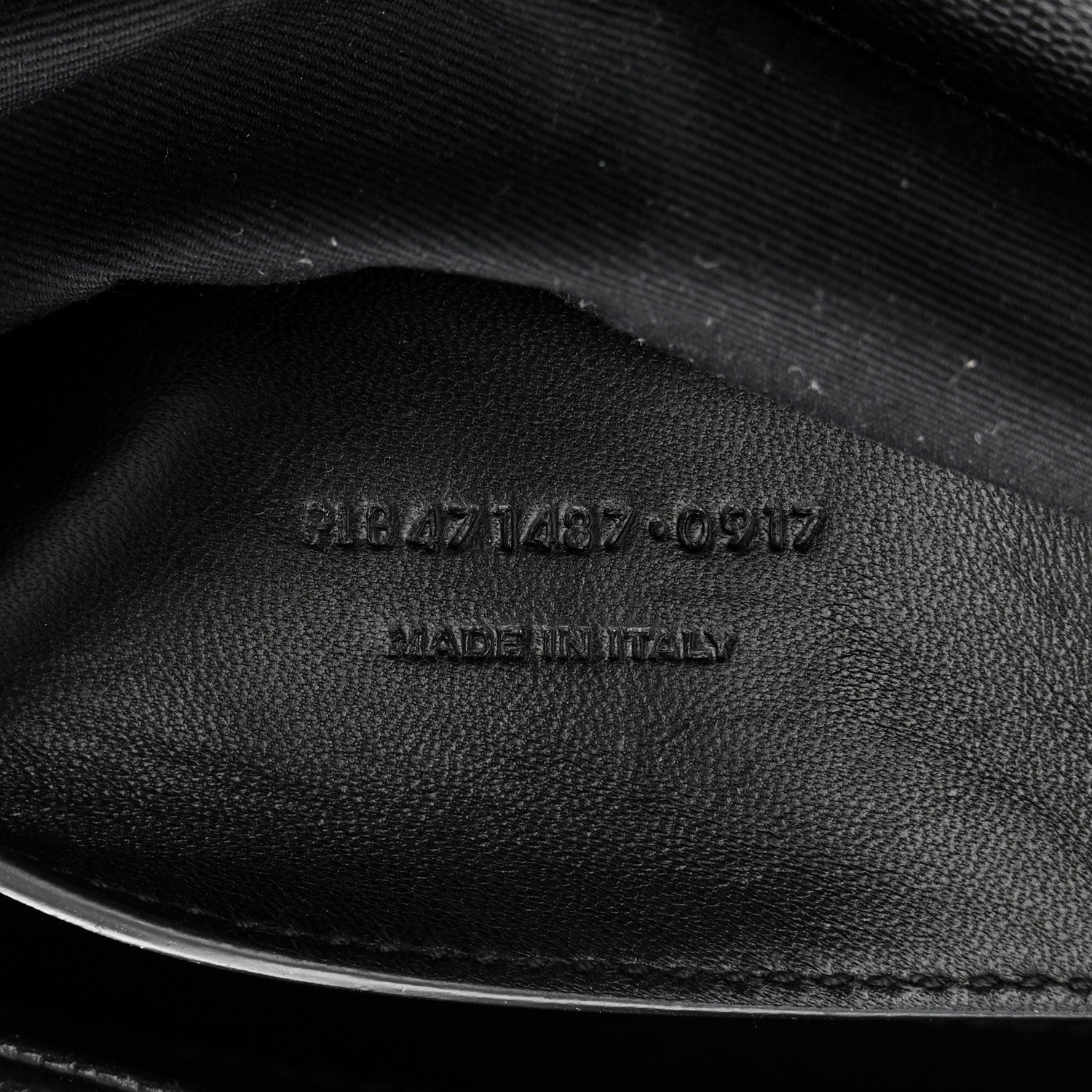 Saint Laurent Grain De Poudre Small West Hollywood Monogram Fold-Over Bag Black 7 of 12