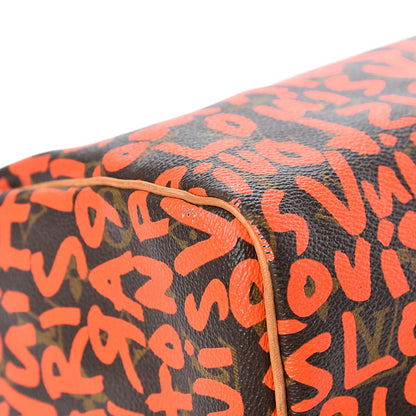 Louis Vuitton Monogram Graffiti Speedy 30 Orange 8 of 13