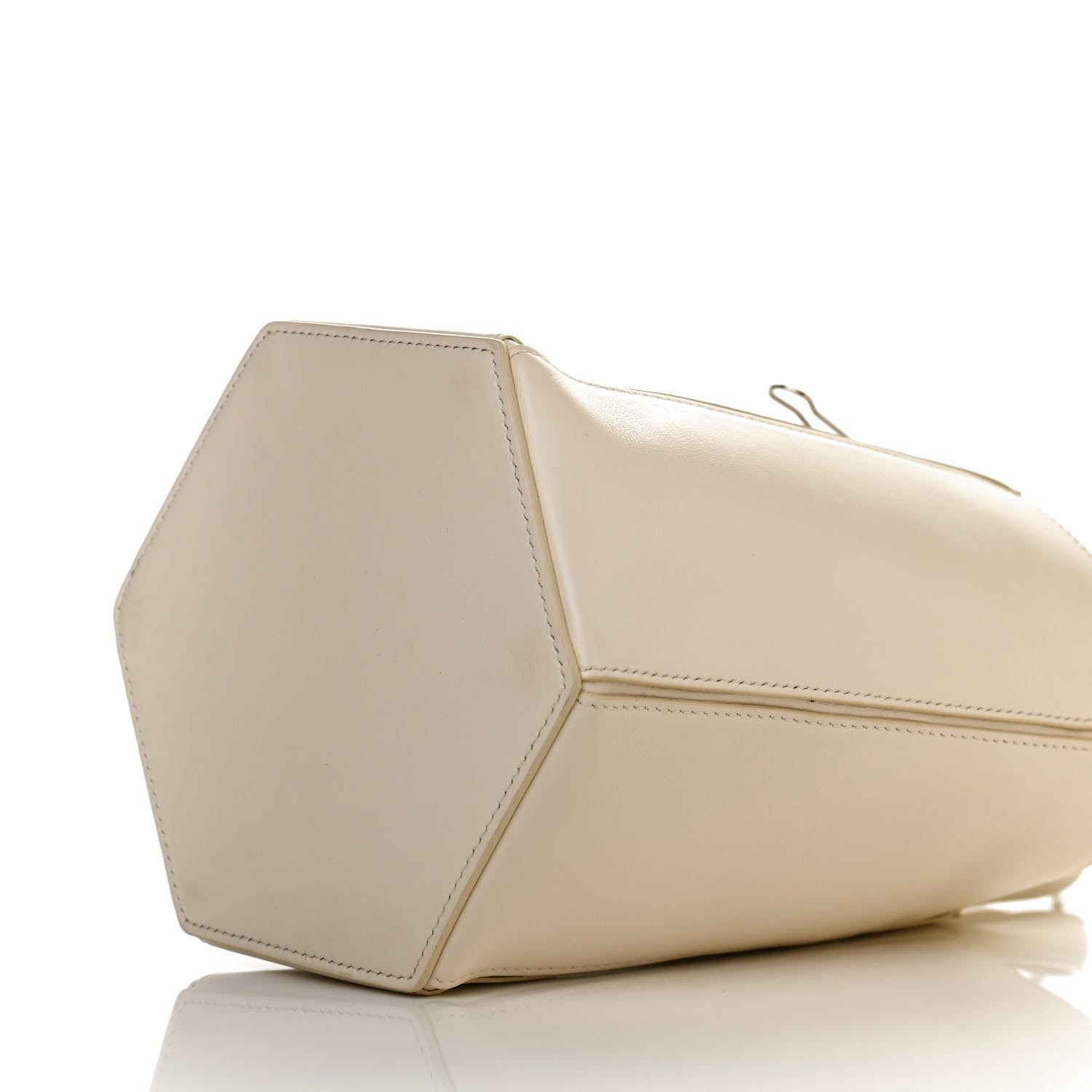 Off-White Calfskin Allen Bucket Bag Beige 10 of 11