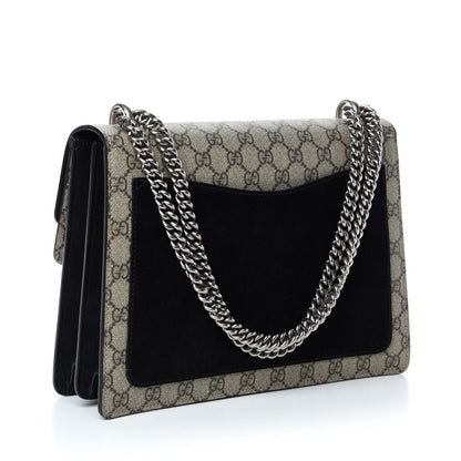 Gucci GG Supreme Monogram Medium Dionysus Shoulder Bag Black 4 of 13