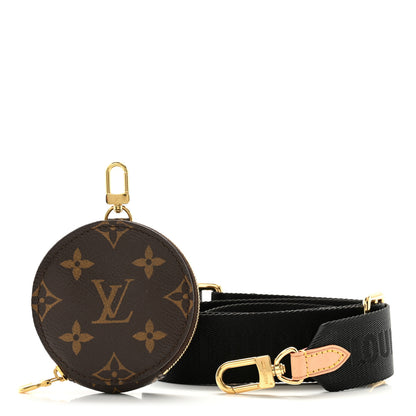 Louis Vuitton Monogram Multi Pochette Accessories Bandouliere Shoulder Strap Black 1 of 8