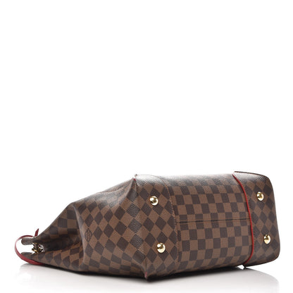 Louis Vuitton Damier Ebene Caissa Hobo Cherry 4 of 14