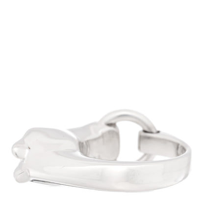 Hermes Sterling Silver PM Galop Ring 51 5.75 4 of 6