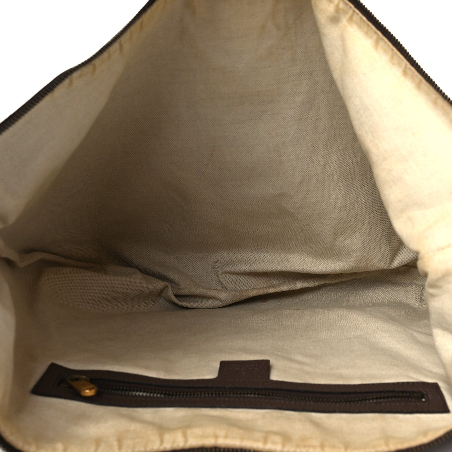 Gucci GG Supreme Monogram Web Ophidia Half Moon Hobo Brown 5 of 10