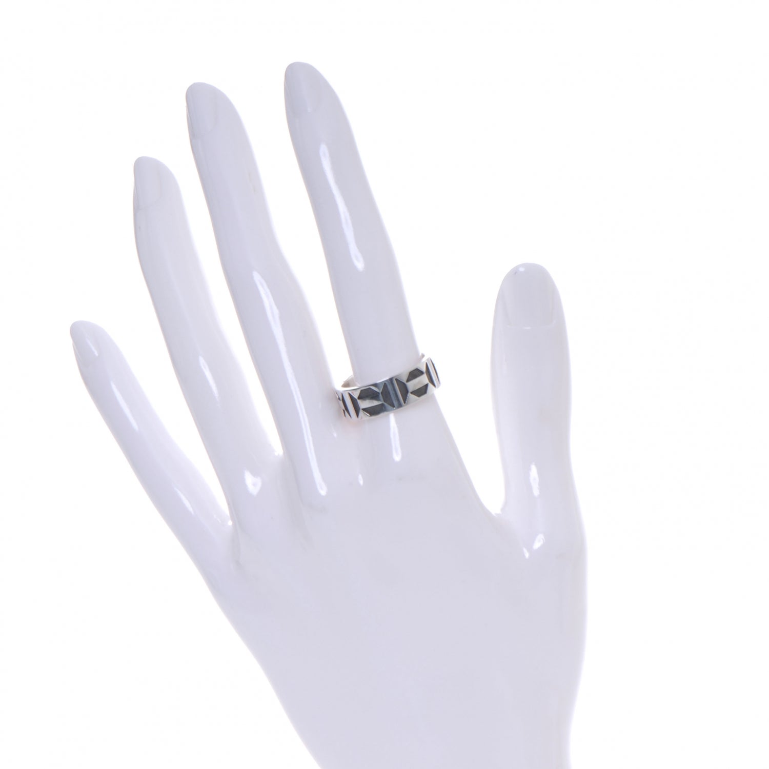 Tiffany Sterling Silver Paloma Picasso Zellige Ring 8 2 of 6