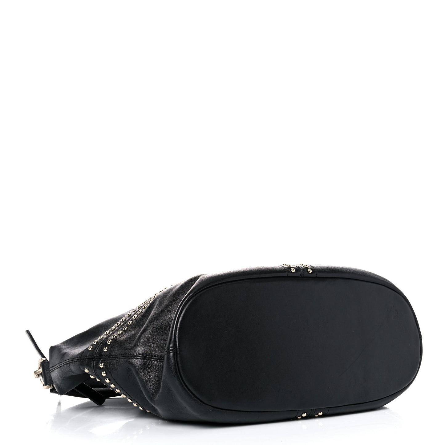 Lambskin Studded Medium Nightingale Black