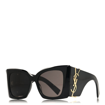 Saint Laurent Acetate Blaze Sunglasses SL M119 Black 1 of 8