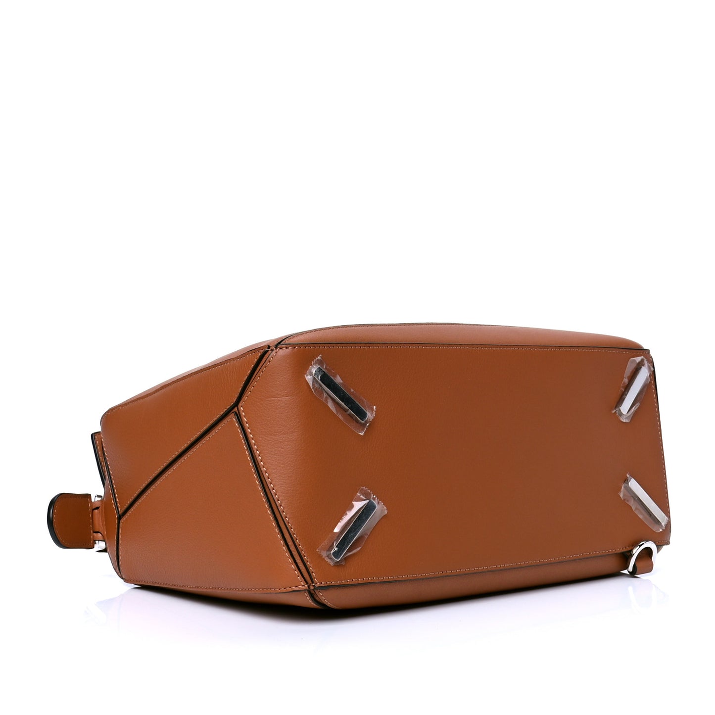 Calfskin Medium Puzzle Bag Tan