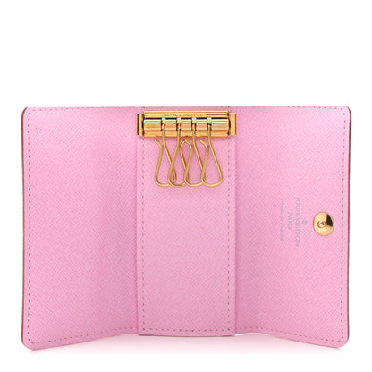 Louis Vuitton Monogram Multicolor Multicles 4 Key Holder White Litchi 5 of 8