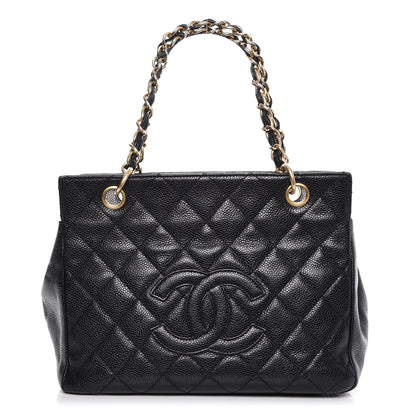 Chanel Caviar Quilted Petit Timeless Tote PTT Black 1 of 11