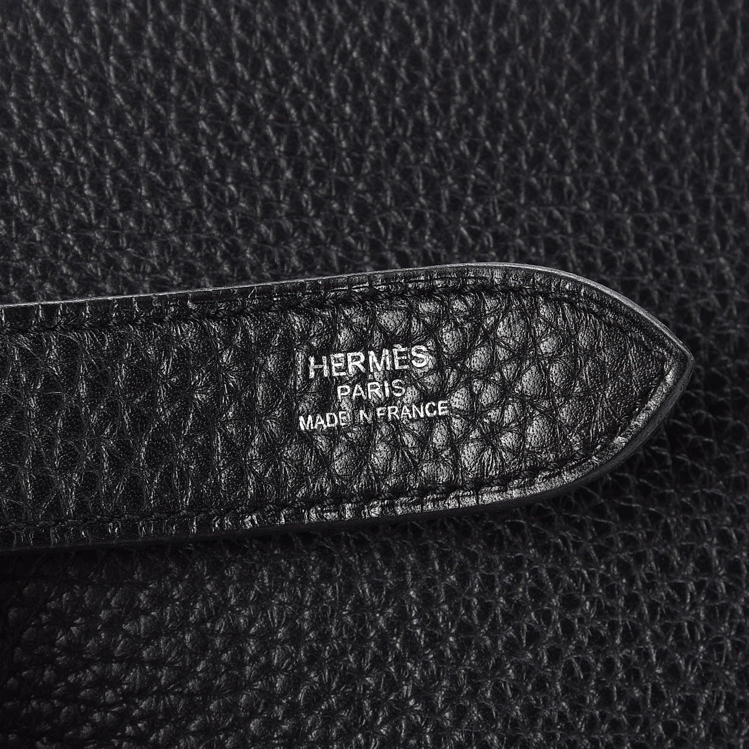 Hermes Taurillon Clemence Jypsiere 28 Black 7 of 8