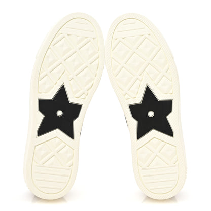 Christian Dior Canvas Toile De Jouy Embroidered Womens Walk'N'Dior  Low Top Sneakers 38 Hazelnut Black 6 of 10