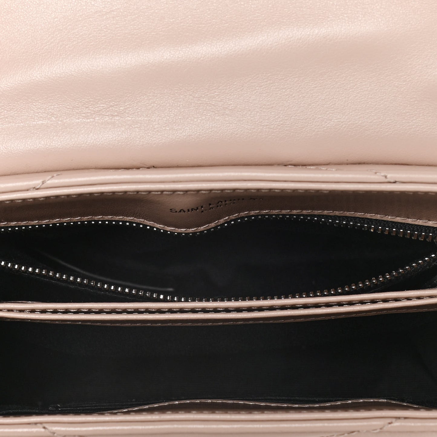 Calfskin Y Quilted Monogram Toy Loulou Crossbody Bag Light Natural
