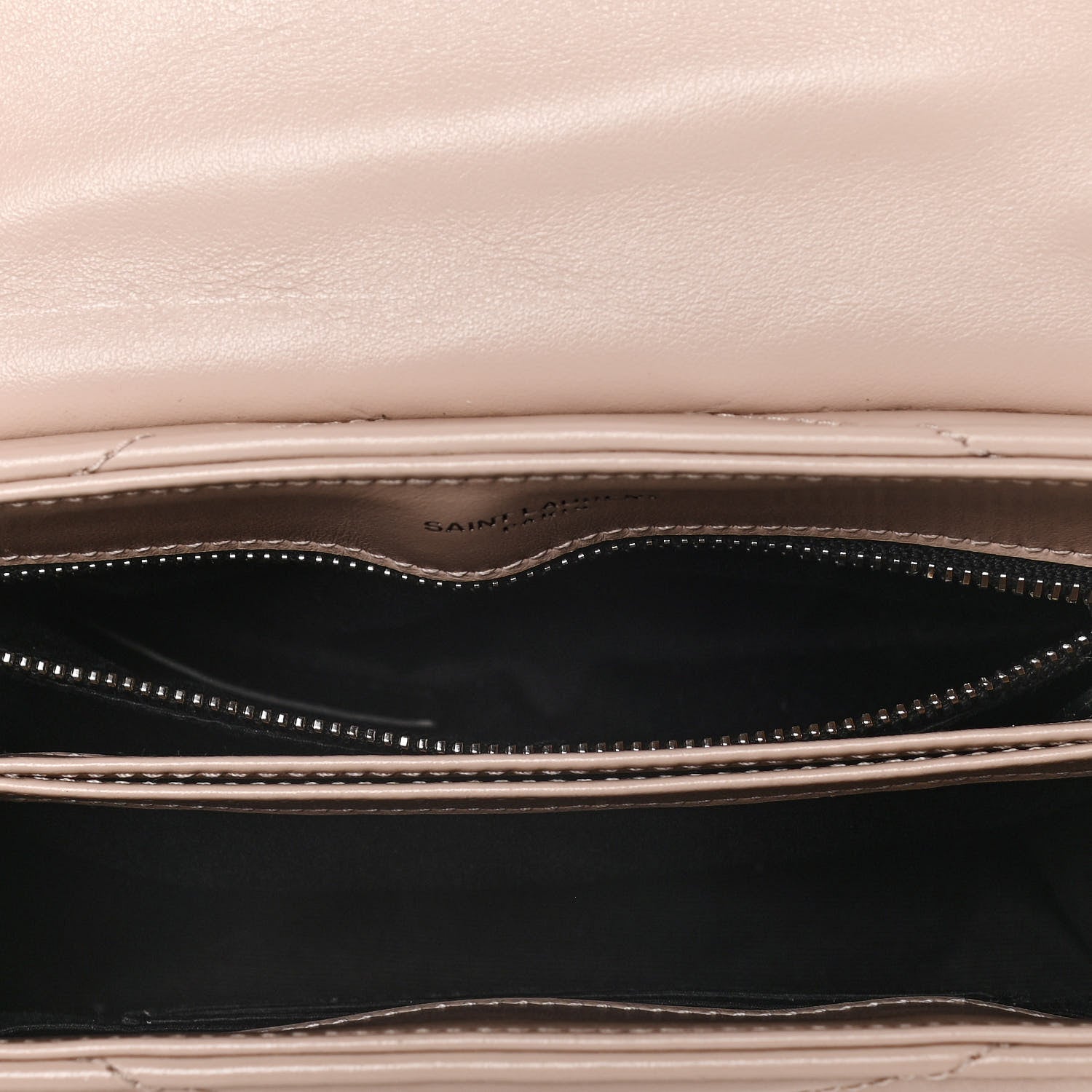Saint Laurent Calfskin Y Quilted Monogram Toy Loulou Crossbody Bag Light Natural 20 of 20