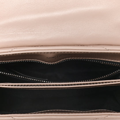 Saint Laurent Calfskin Y Quilted Monogram Toy Loulou Crossbody Bag Light Natural 20 of 20