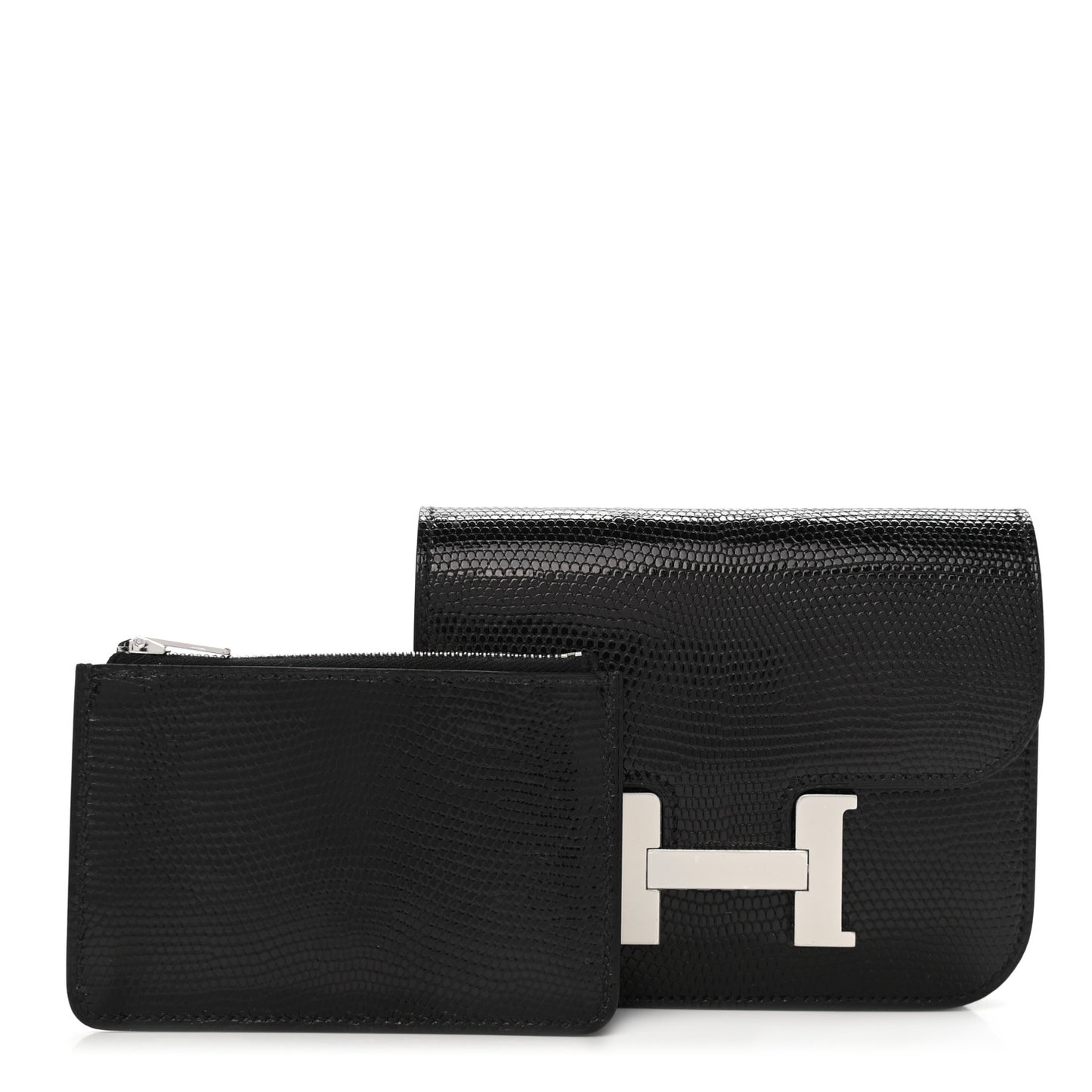 Lizard Constance Slim Wallet Black