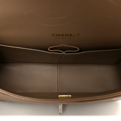 Chanel Caviar Quilted Jumbo Double Flap Dark Beige 5 of 15