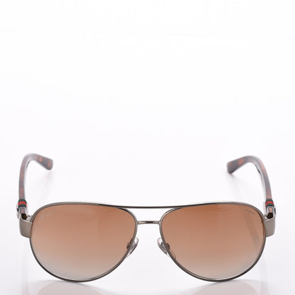 Gucci Web Aviator Sunglasses 4282/S Tortoise 2 of 8