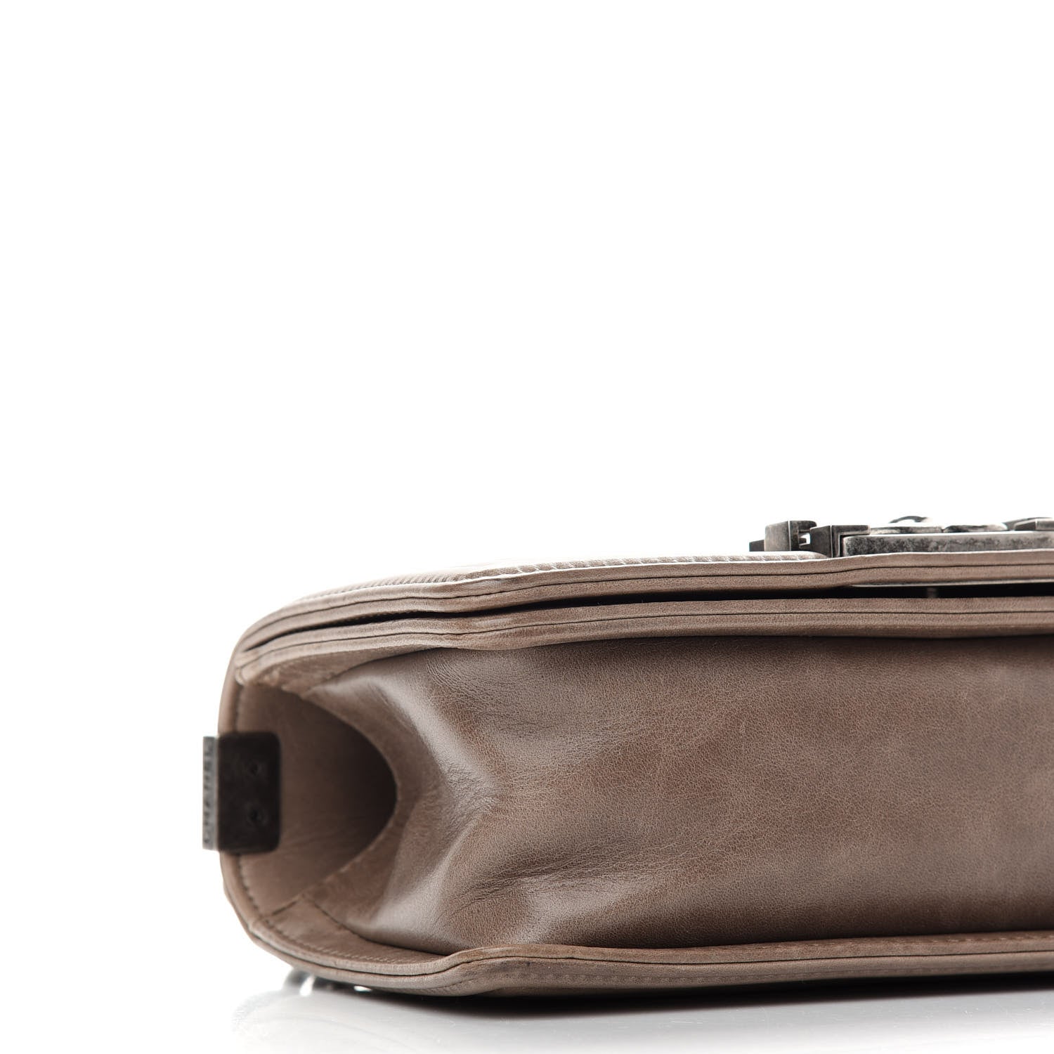 Chanel Calfskin Double Stitch Small Boy Flap Taupe 8 of 9