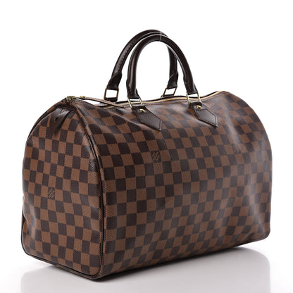 Louis Vuitton Damier Ebene Speedy 35 3 of 10