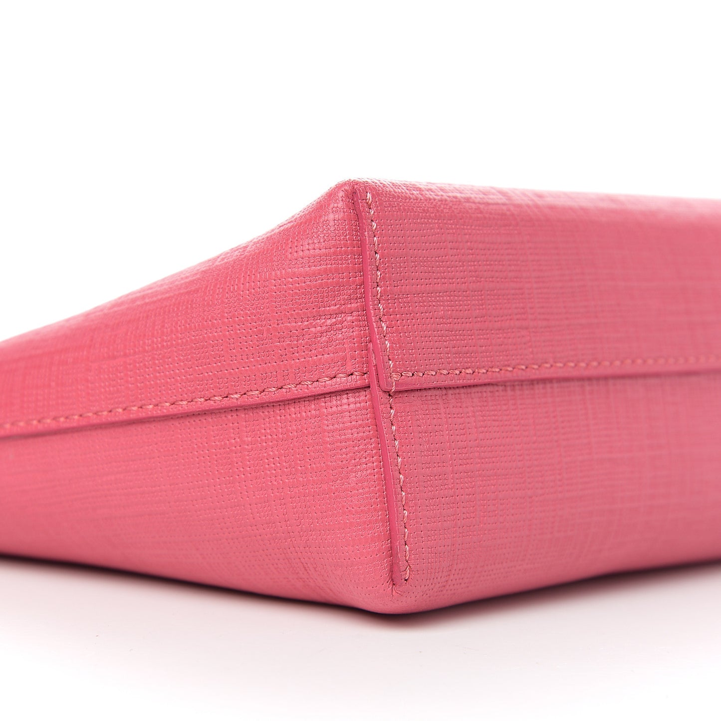 Saffiano Mini Shopper Tote Pink
