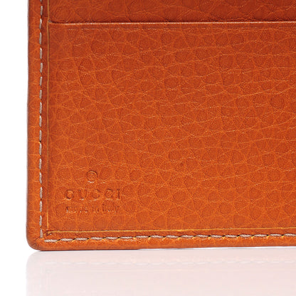 Gucci Leather Web Horsebit French Flap Wallet Light Tobacco 5 of 7