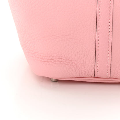 Hermes Taurillon Clemence Picotin Lock 18 PM Rose Sakura 11 of 14