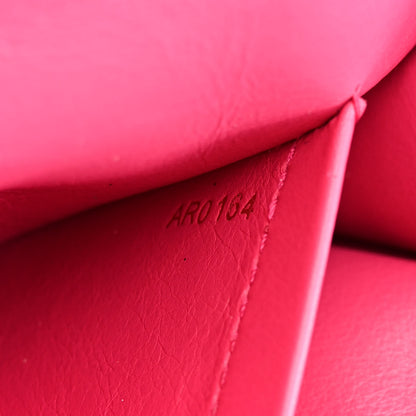 Louis Vuitton Taurillon Capucines MM Black Fuchsia 8 of 16