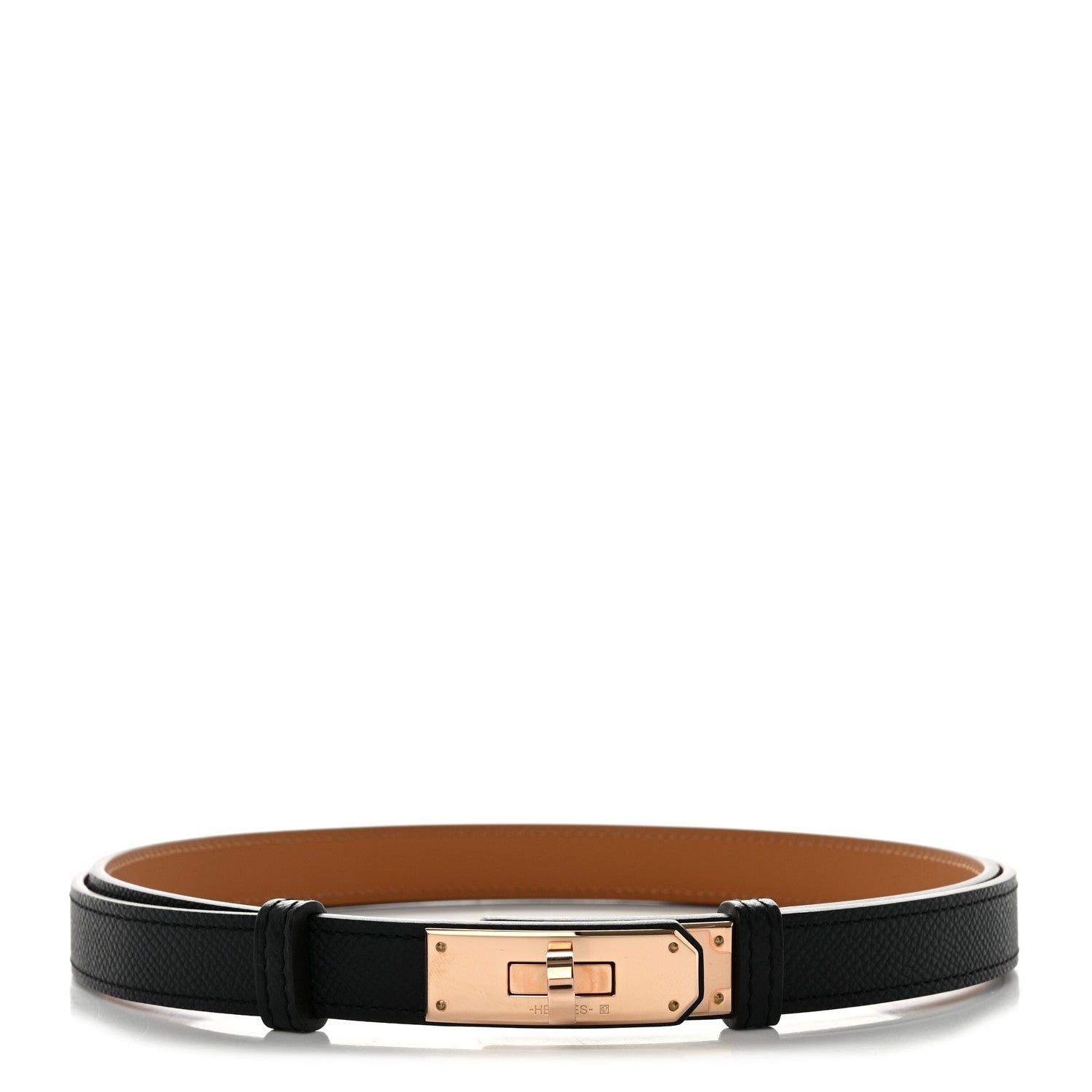 Hermes Epsom Kelly Belt Black 1 of 5